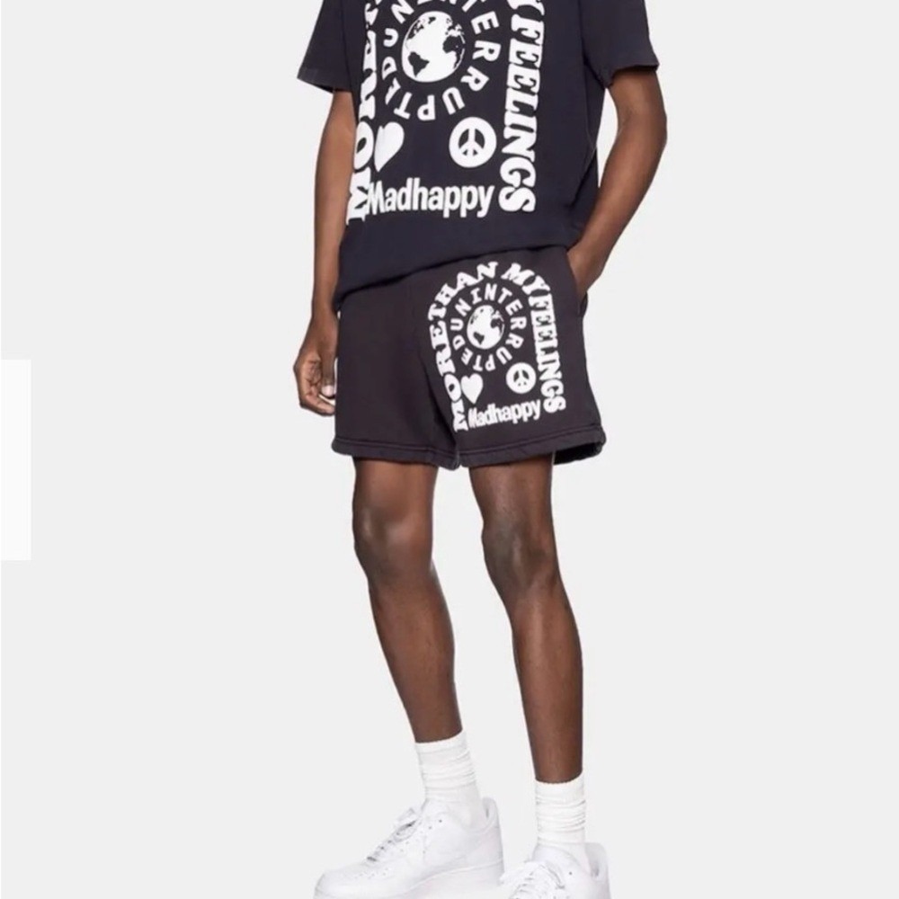Mad Happy more than feelings men's shorts 100% authentic